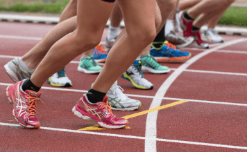 runners at a starting line