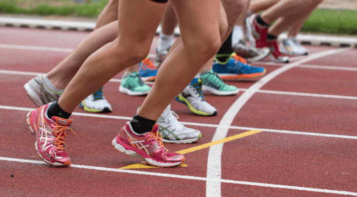 runners at a starting line