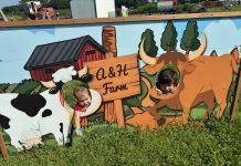 farm sign in Manhattan